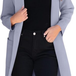 Women Cardigan Sweater Jackets Open Front Thick Knit Oversized Blazer  2024 Fall Winter Long Coats Outwear